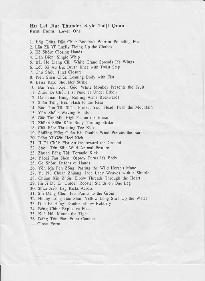 Thunder Style Movements